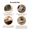 Japandi - Vogel - Groen Inductie beschermer vinyl 3mm klein -zzzzzzz-td-werking