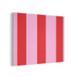 Strepen - Klassiek - Roze PET vilt klein 837 -3d
