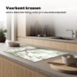 Reiger - Landschap - Groen Inductie beschermer vinyl 3mm klein -sfeer1