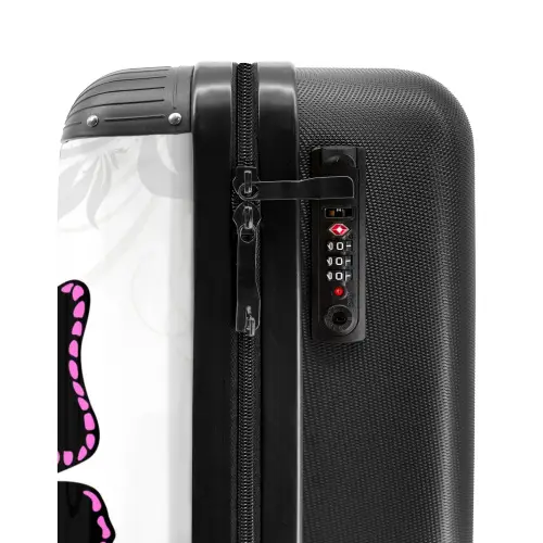 Magenta monarch NBS - Handbagage koffer - Kinderen Unisex middel -slot