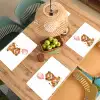 Leeuw - Baby dier - Dieren - Roze ballon Placemat vinyl groot -zzsfeer5_Kitchenyeah-website