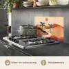 Heuvels - Palmbomen - Abstract keuken achterwand spatscherm klein -usp_NL