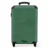 Lederen look kleur groen NBS - Handbagage koffer - Kinderen Unisex middel -productfoto_recht