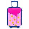 Verf - Smiley - Roze Kinderkoffer - Blauw klein -zz3dotto