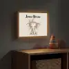 Olifant - Bohemian - Dieren - Boho Light Box met batterij (Wandlamp kind) middel -sfeer5_kind