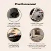 Winter - Kerst - Warm - Eten Inductie beschermer vinyl 3mm middel -usfeer9_FR
