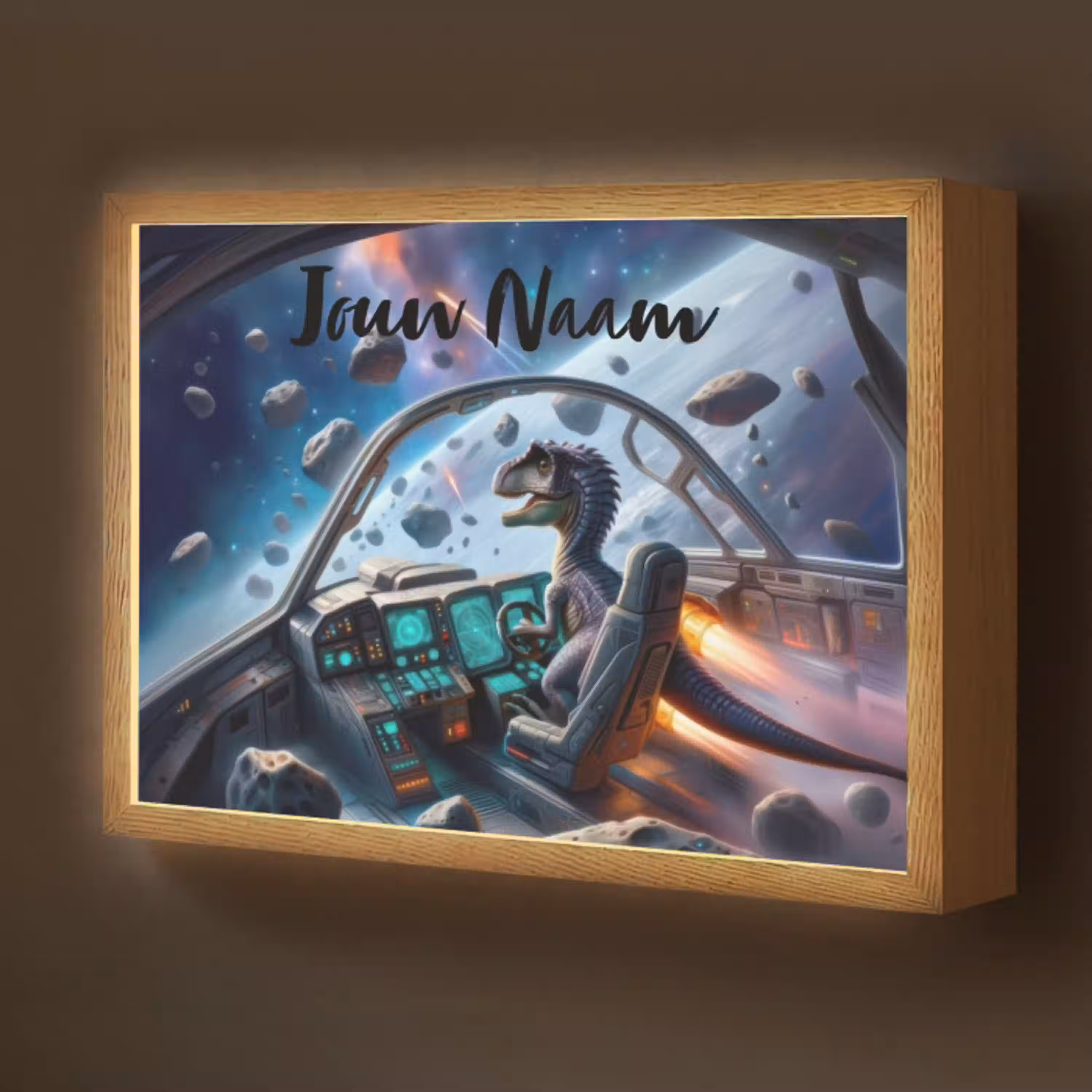 Dino - Ruimte - Jongens Light Box met batterij (Wandlamp kind) middel -z3d_website