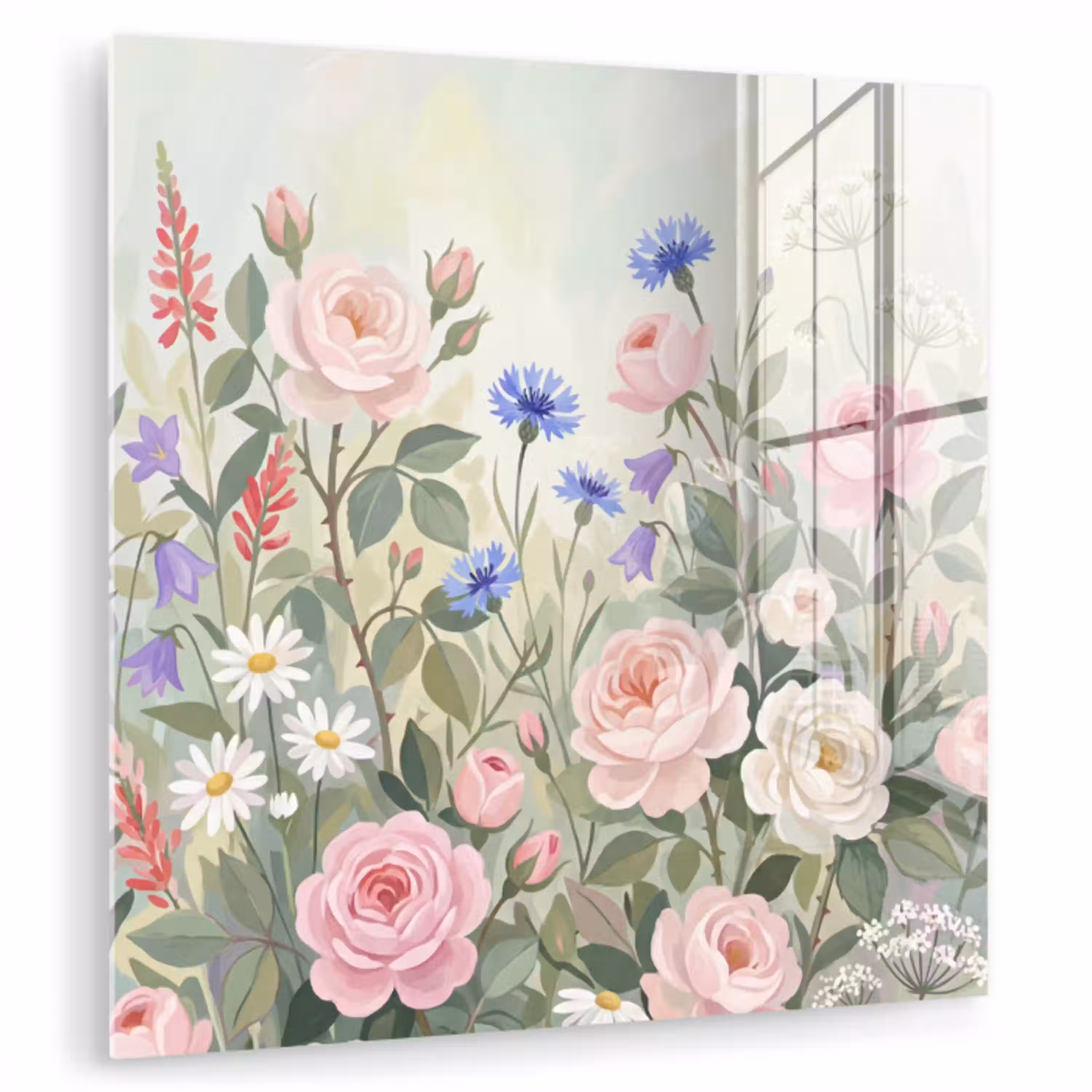 Bloemen - Tuin - Natuur - Kleurrijk plexiglas 5mm klein -zzzproduct_nieuw