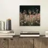 Hert - Wilde bloemen - Bos aluminium wit klein -sfeer1