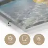 Tropisch - Badeend - geel plexiglas 5mm klein -sfeer2