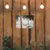 Hangmat - Palmbomen - Strand - Zee tuinposter los doek klein -sfeer1
