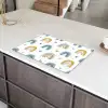 Patroon - Regenboog - Hartjes Inductie beschermer vinyl 3mm klein -sfeer8