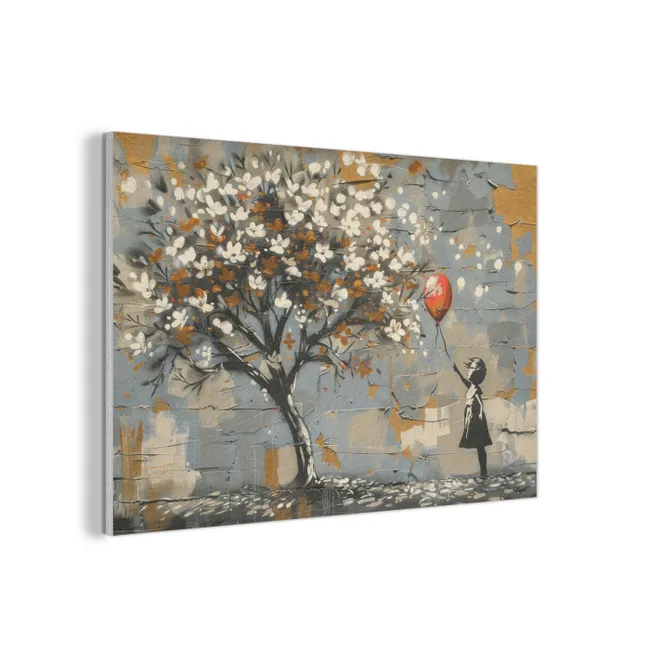 Acoustic Felt - Tree - Graffiti - Banksy Style - Balloon Girl