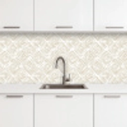 Abstract - Ruit - Beige keuken achterwand 2 middel 871 -3d