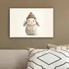 Konijn - Muts - Oren - Beige canvas 2cm klein -sfeer3