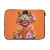 Vlinders - Vrouw - Zonnebril - Kleurrijk laptophoes neopreen klein -3d