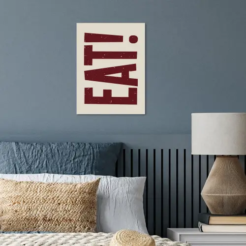 Red - Eten - Vintage - Decoratie poster papier klein -sfeer2