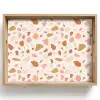 Terrazzo -  Patroon - Kleurrijk - Zalm Dienblad Rechthoek middel 911 -z3d_shopping
