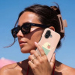 Bakje - Ijs - Aardbei - Roze Toughcase MagSafe Apple iPhone 17 klein -Sfeer2V