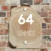 Baumscheibe - Modern Naambord Huisje klein -sfeer6