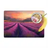 Lavendelveld - Zonsondergang - Paars Placemat vinyl groot -zzzproduct_Kitchenyeah-website