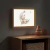 Beer - Maan - Sterren - Kinderen Light Box met batterij (Wandlamp kind) middel -sfeer5_kind