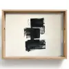 Rechthoeken - Penseelstreken - Abstract - Zwart Dienblad Rechthoek middel -z3d_shopping
