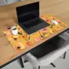 Bloemen - Geschilderd - Geel Muismat XXL klein -sfeer1