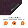 Donker - Paars - Patroon - Strepen Inductie beschermer vinyl 3mm klein 276 -zzzzzzz-td-onderkant