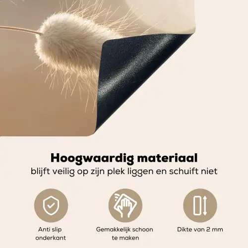 Hazestaartgras - Graanharen - Zonlicht Inductie beschemer met haakjes klein -ky-onderkant-nl