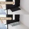 Jungle - Landschap - Blauw Deurmat klein -voor-na_NL