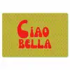 Ciao bella - Rood - Groen - Stippen Placemat vinyl groot -zzsfeer1_Kitchenyeah-website