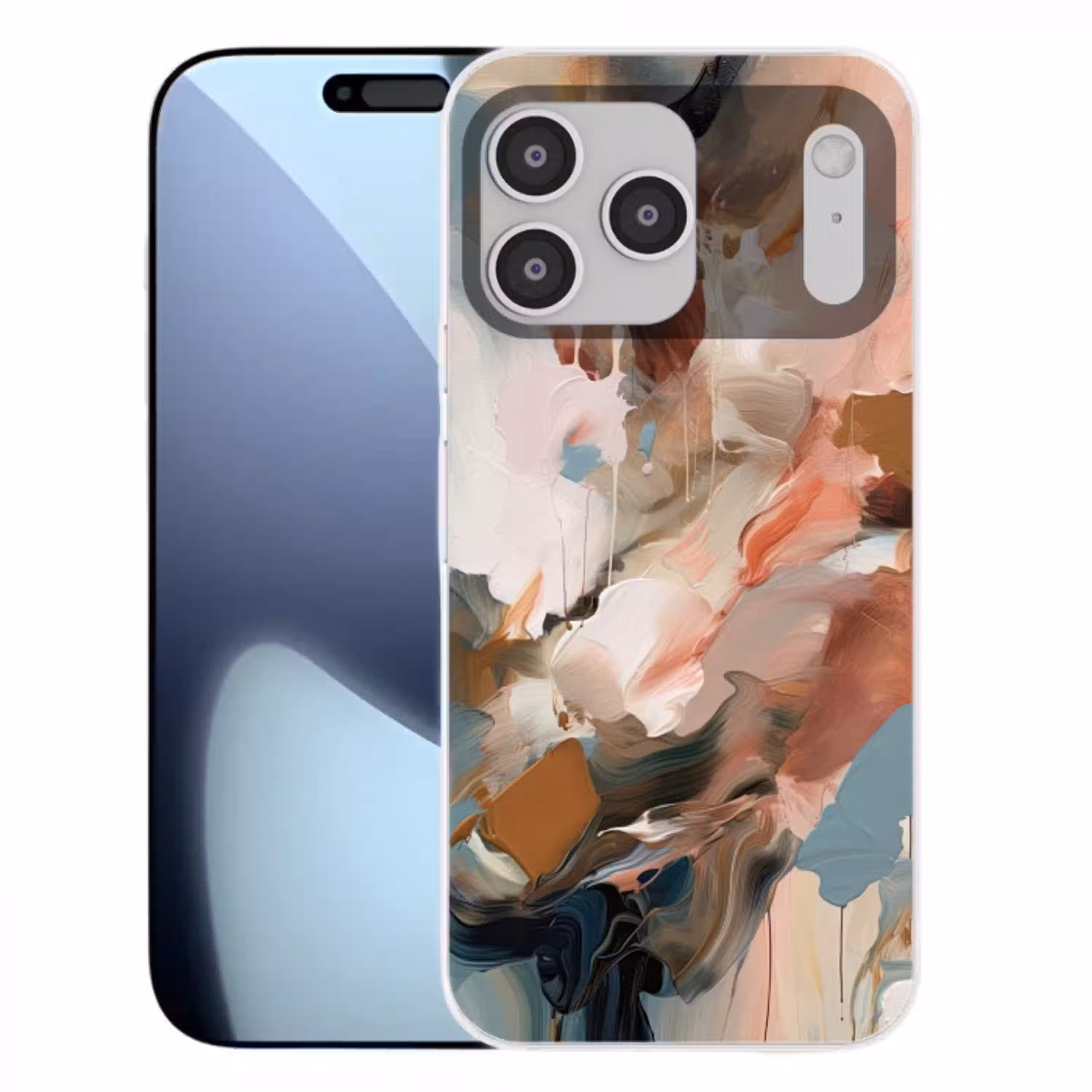 Verf - Kleuren - Abstract - Kunst Telefoonhoesje iPhone 17 Pro Max klein -3d