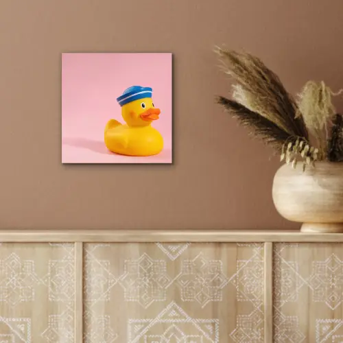 Matroos - Eend - Roze aluminium wit klein -sfeer4