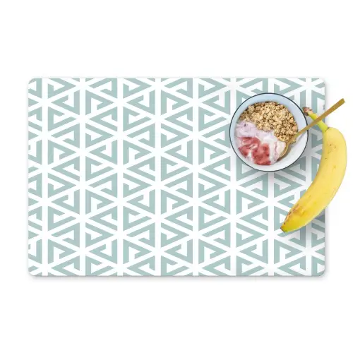Design - Geometrie - Patroon - Driehoek Placemat vinyl groot 368 -zzzproduct_Kitchenyeah-website