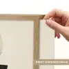 Beige - Japandi - Wabi sabi Light Box met batterij (Wandlamp) middel -USP_websiteprintNL