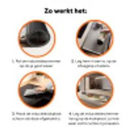Potten - Kruiden - Hout Inductie beschermer vinyl 3mm klein -zzzzzzz-td-werking