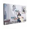 Half human, Half Coffee - Infuus - Koffie canvas 2cm klein -z3d
