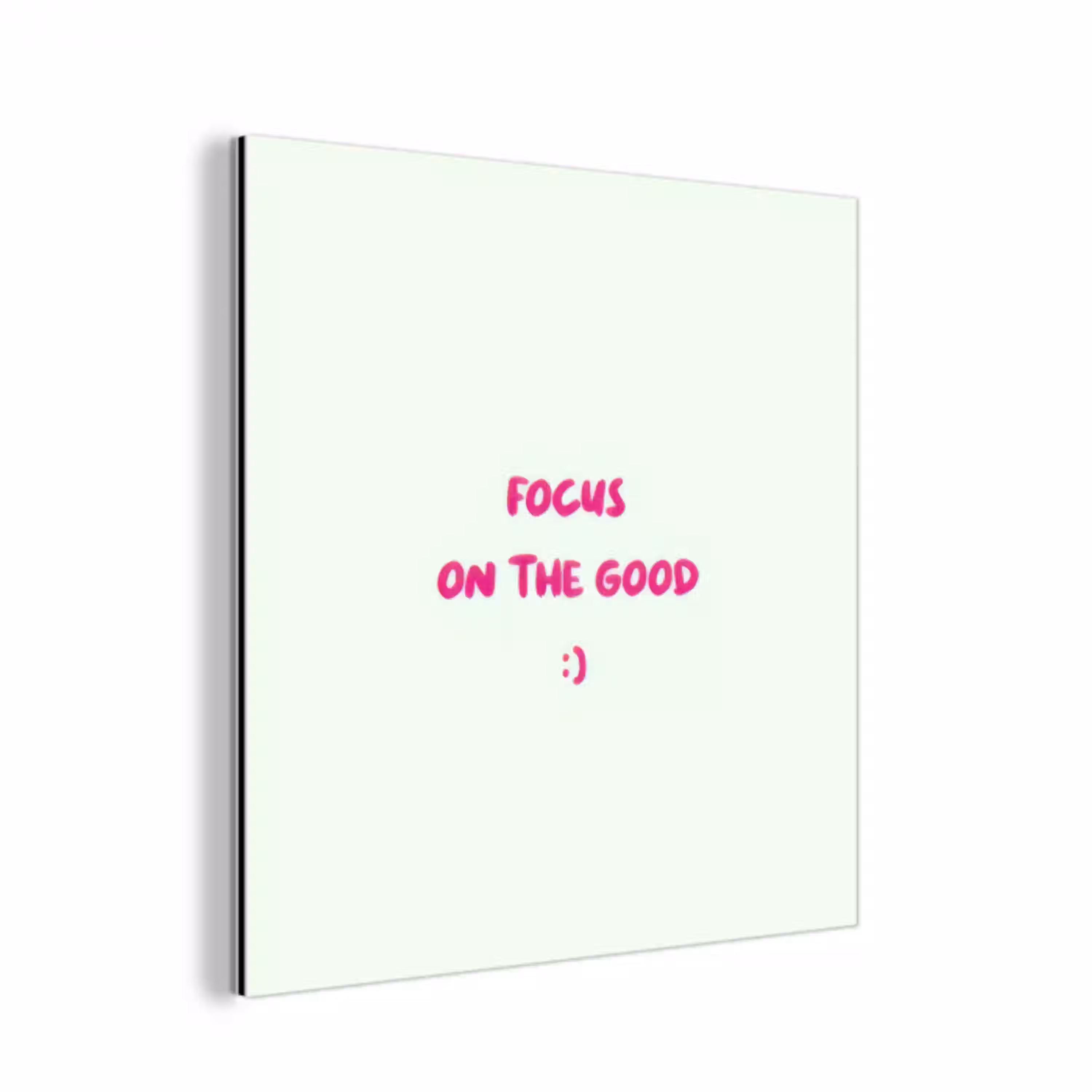Focus - Beige - Roze - Smiley aluminium wit klein -3d