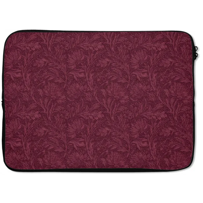 Bladeren - Patroon - Paars laptophoes neopreen klein 279 -zkaufland3dotto
