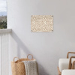 Minimalistisch - Patroon - Terracotta tuinposter los doek klein 239 -sfeer8