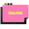 Roze - Groene bonjour - Organisch Inductie beschemer met haakjes klein -3d