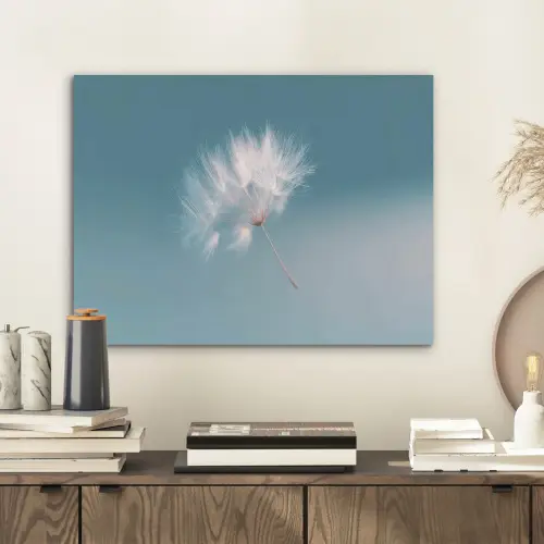 Paardenbloempluisje - Blauw - Lucht PET vilt klein -sfeer1