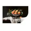 Stilleven - Perziken - Vintage Muursticker klein -3d
