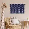 Oceaan - Schelp - Blauw - Wit Wandkleed katoen klein 269 -wsfeer5_kind