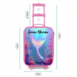 Zeemeermin - Koraal - Water Kinderkoffer - Roze klein -productfoto_formaten