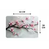 Bloesem - Kunstzinnig - Roze - Sakura Placemat vinyl groot -specs