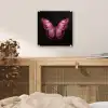 Vlinder - Fuchsia - Grafisch plexiglas 5mm klein -sfeer4