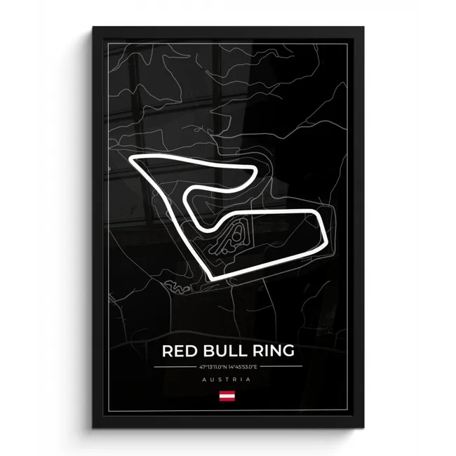Photo Frame - F1 - Race track - Red Bull Ring - Austria - Circuit - Black