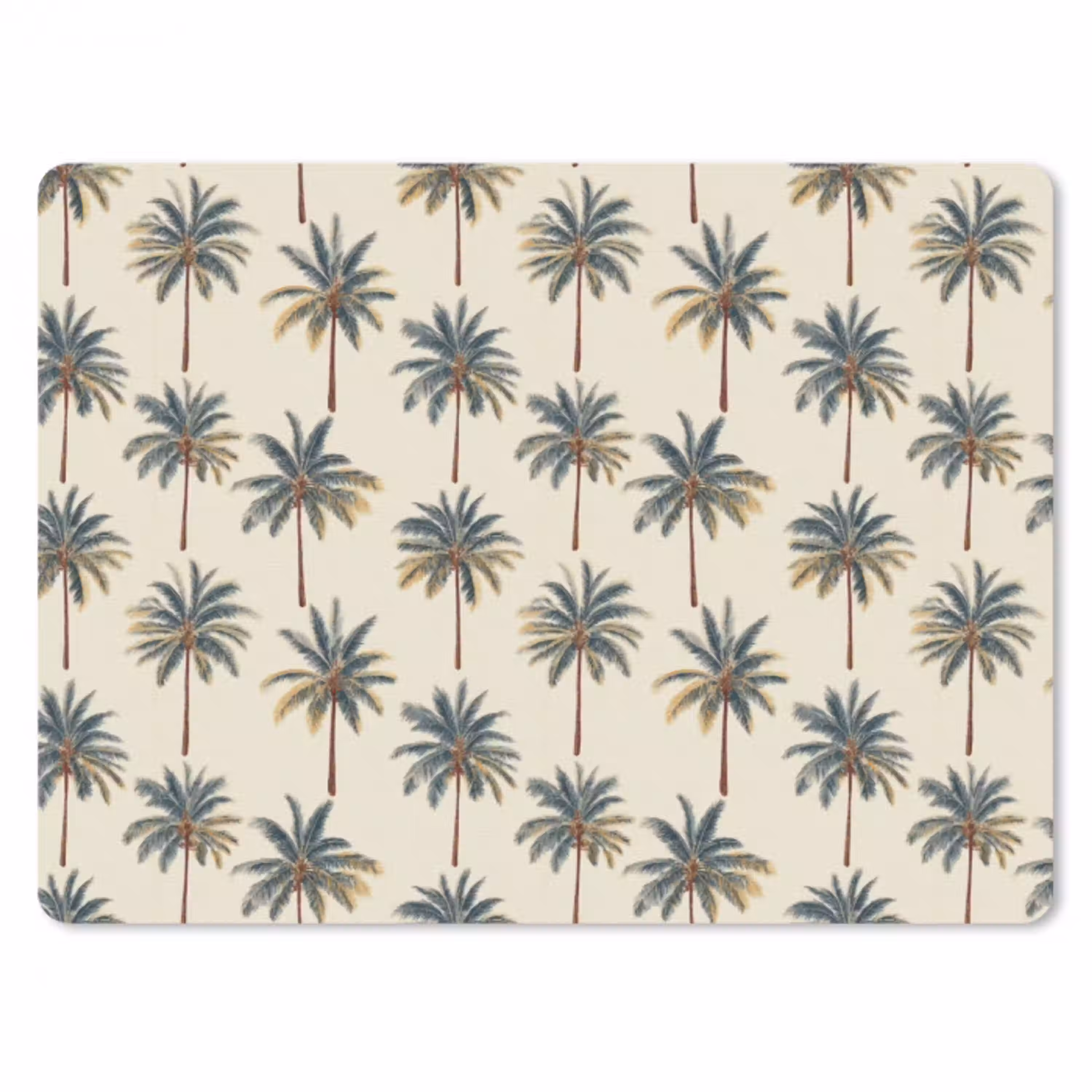 Palmbomen - Tropisch - Groen muismat rubber klein 262 -3d